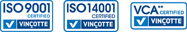 ISO 9001 - ISO 14001 - VCA